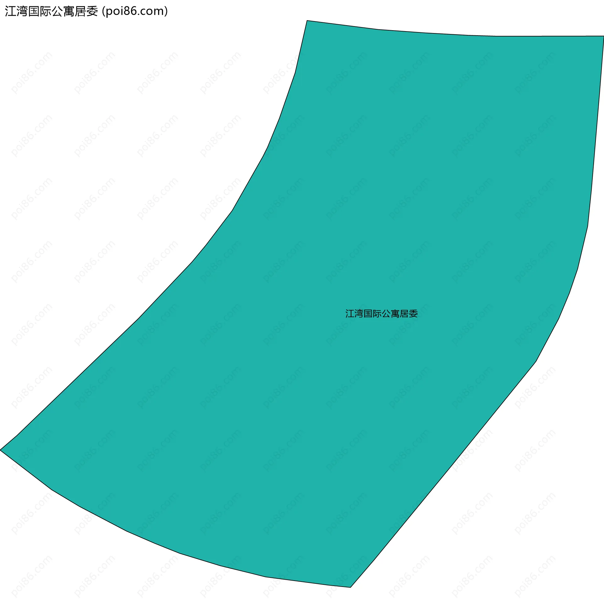 江湾国际公寓居委边界地图