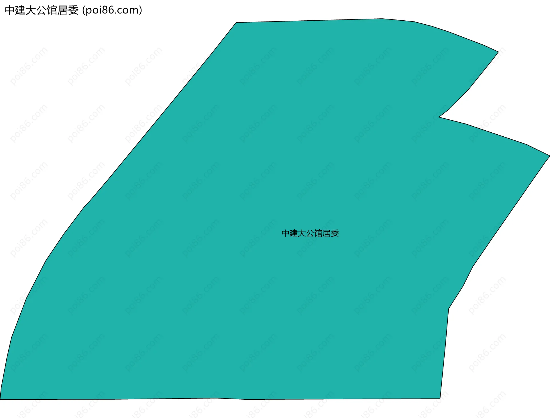 中建大公馆居委边界地图