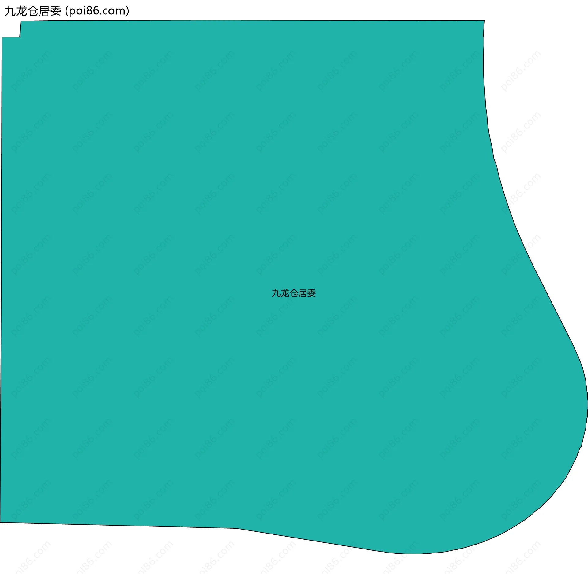 九龙仓居委边界地图