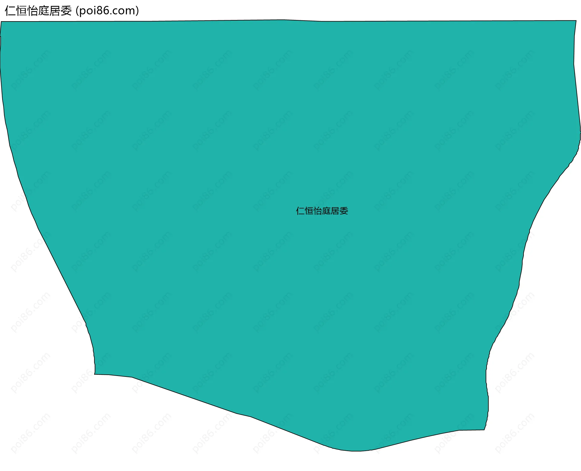 仁恒怡庭居委边界地图