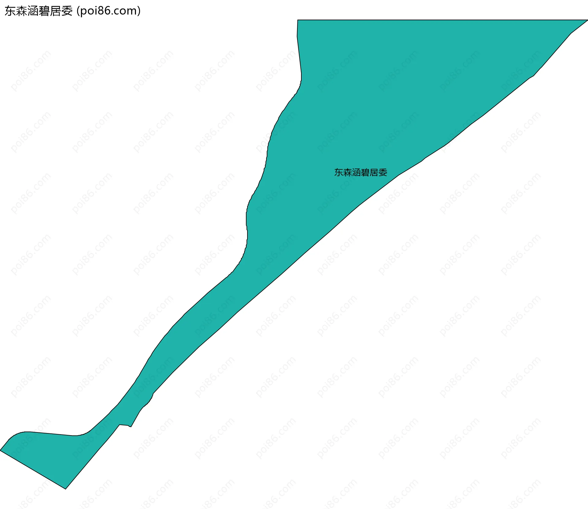 东森涵碧居委边界地图