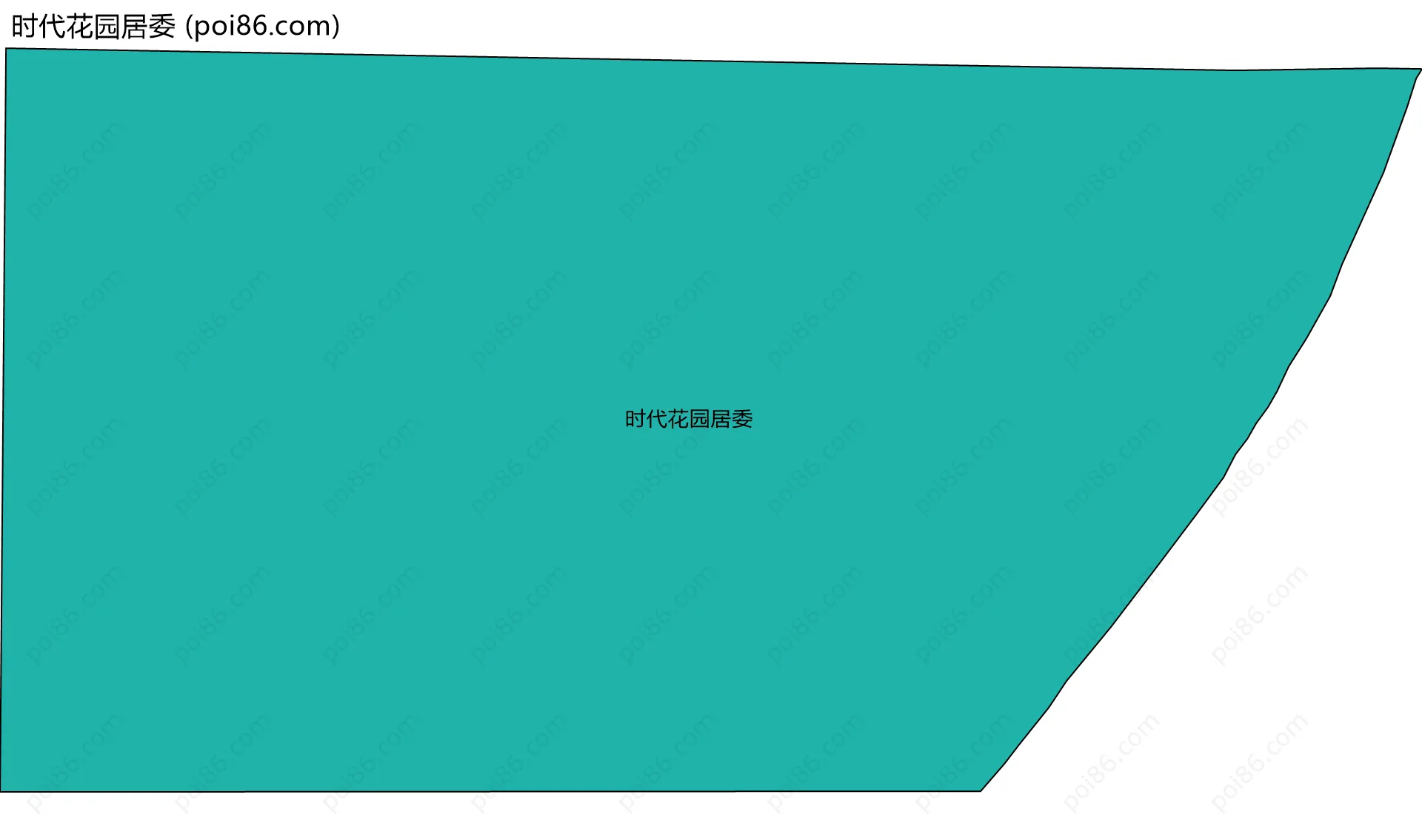 时代花园居委边界地图