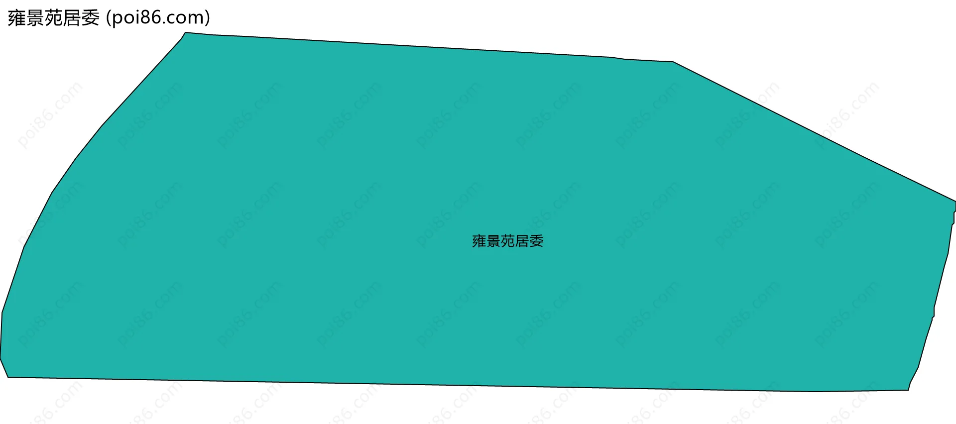 雍景苑居委边界地图