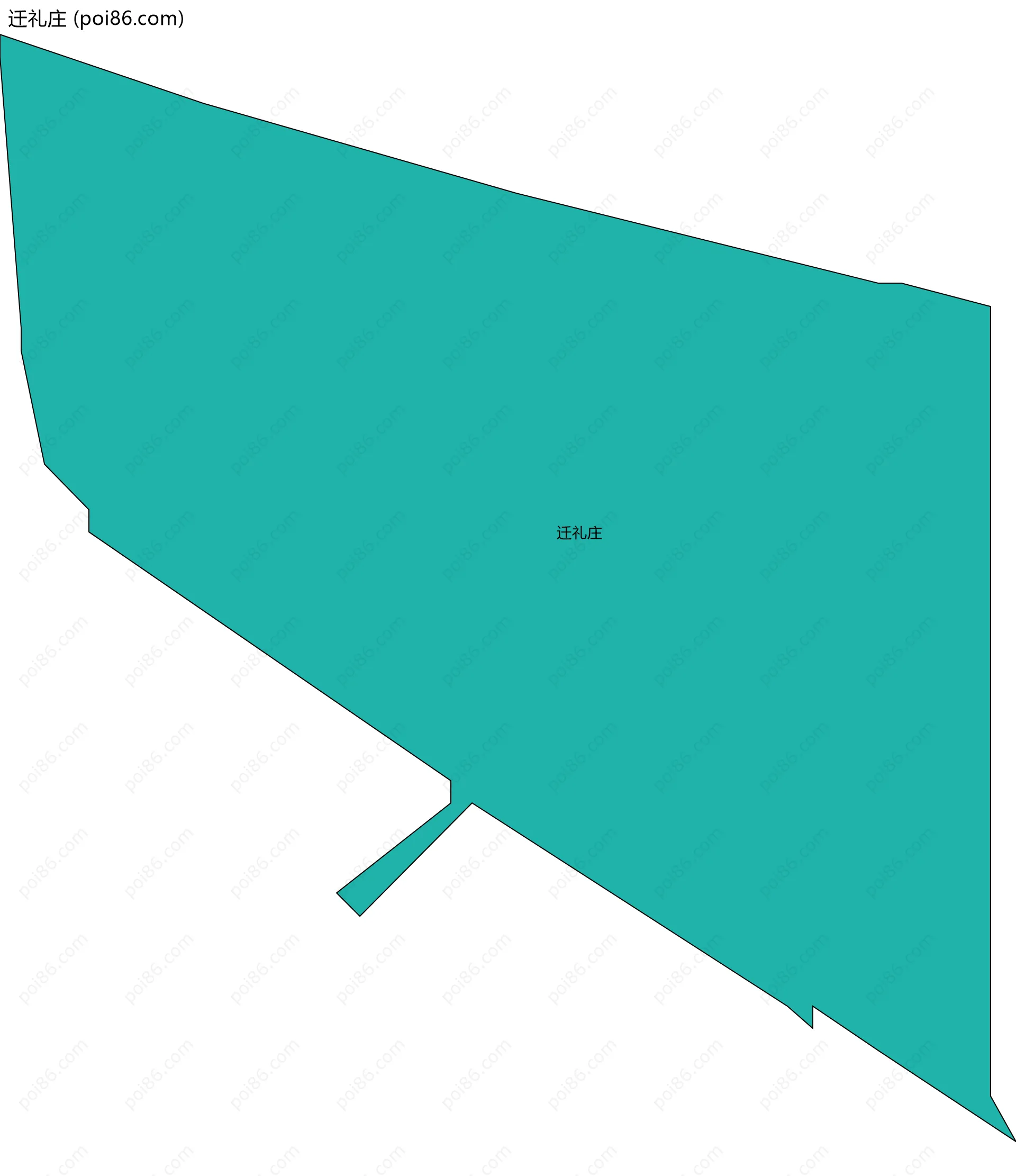 迁礼庄边界地图