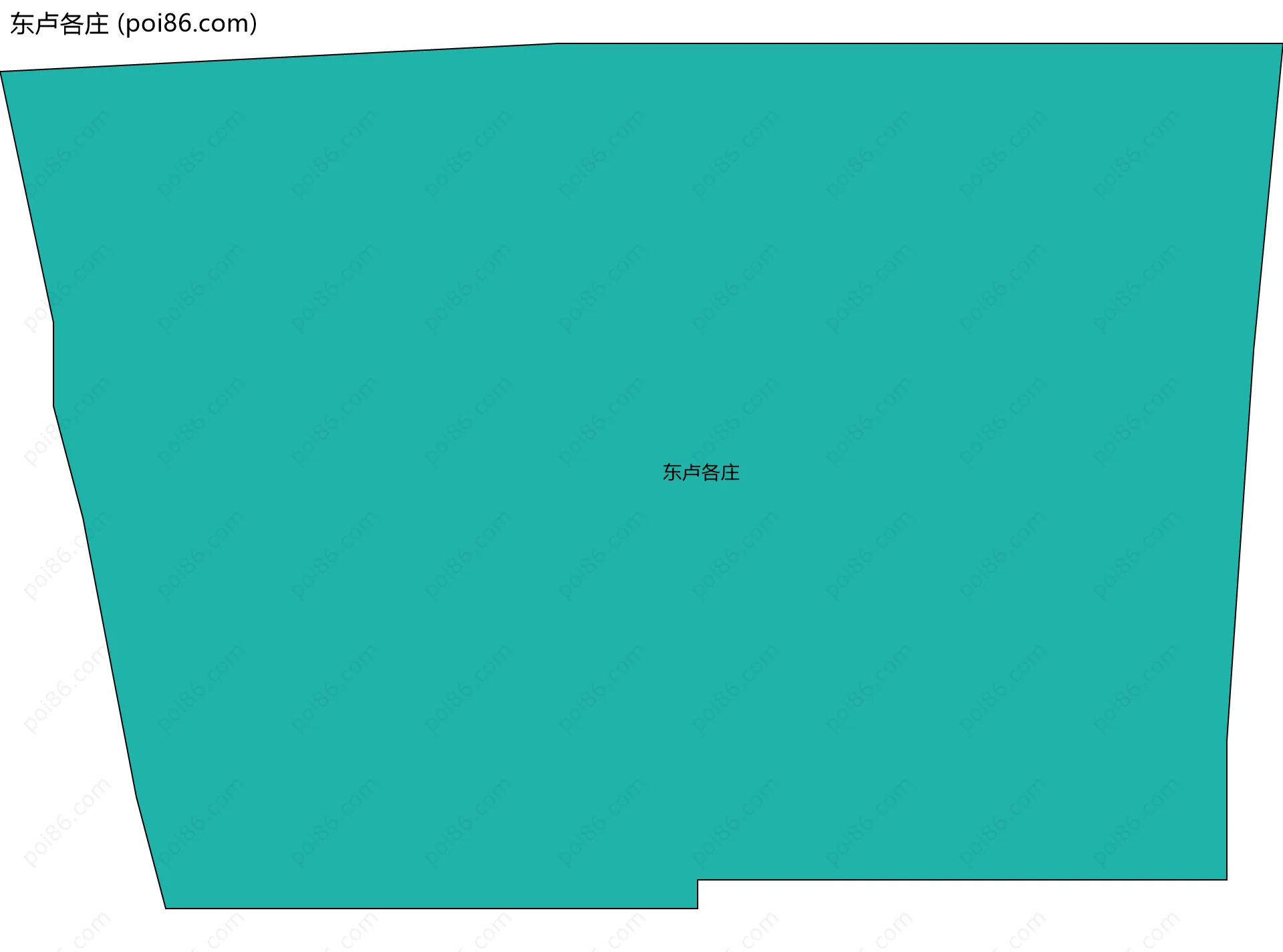 东卢各庄边界地图