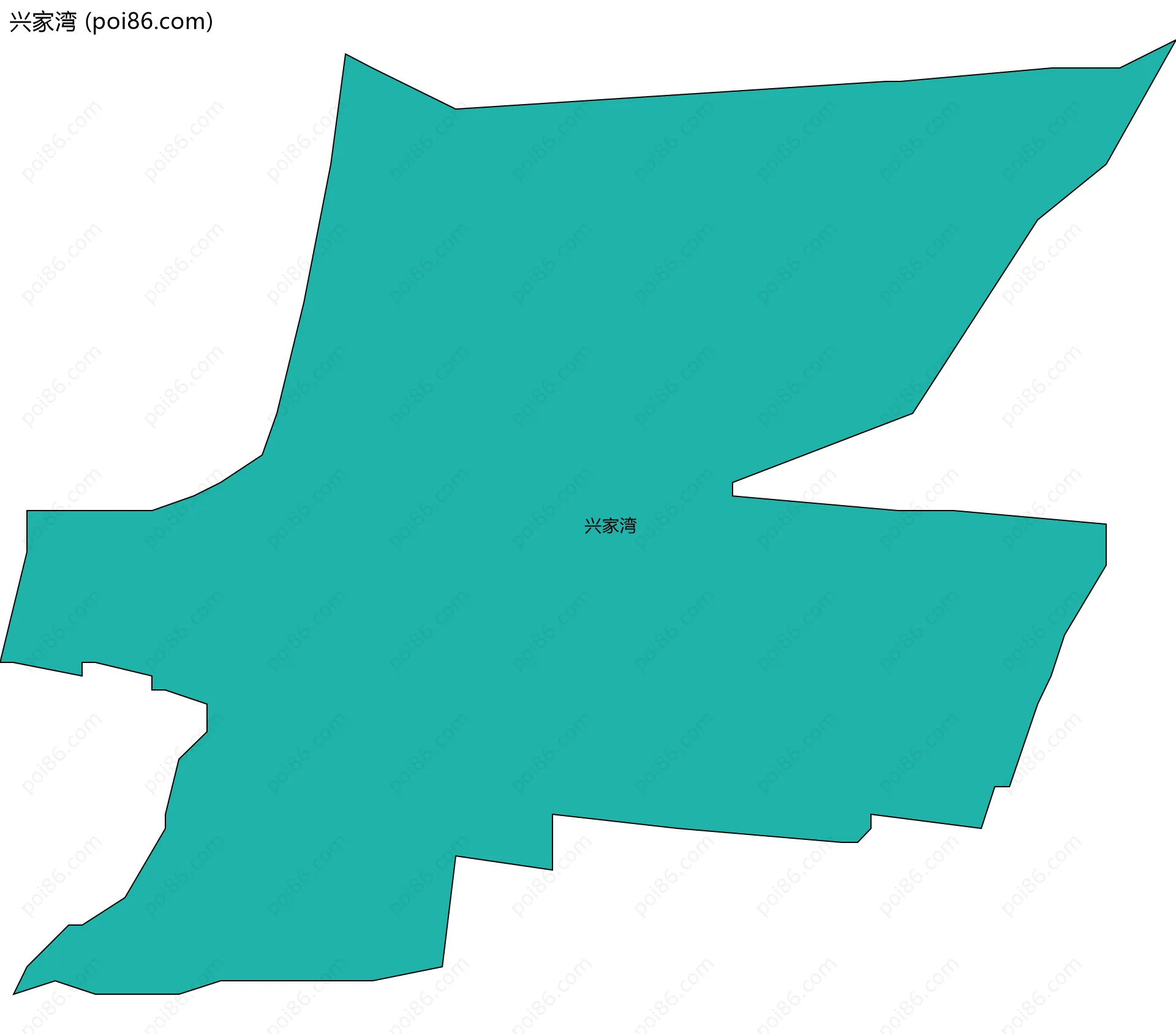 兴家湾边界地图