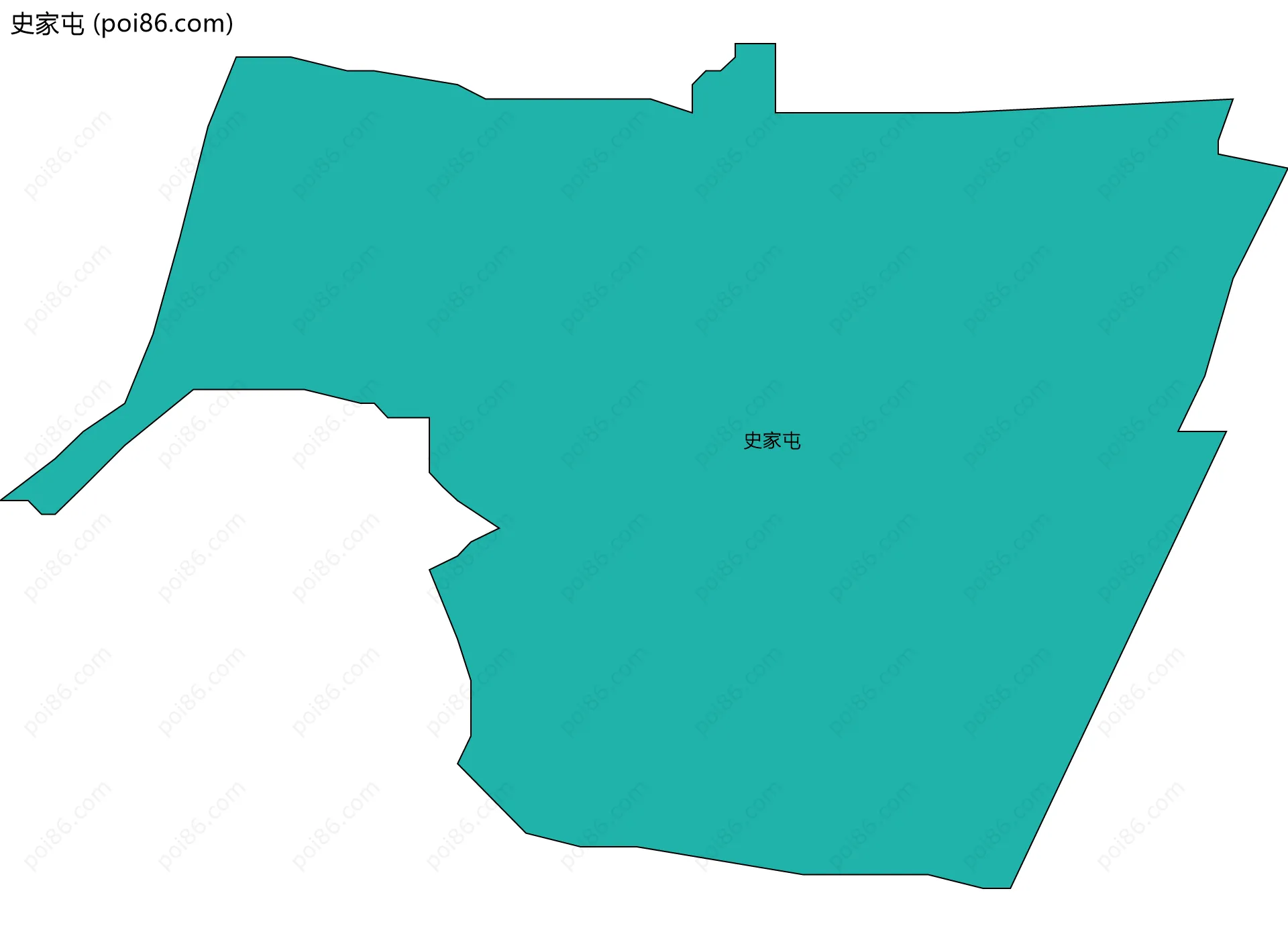 史家屯边界地图
