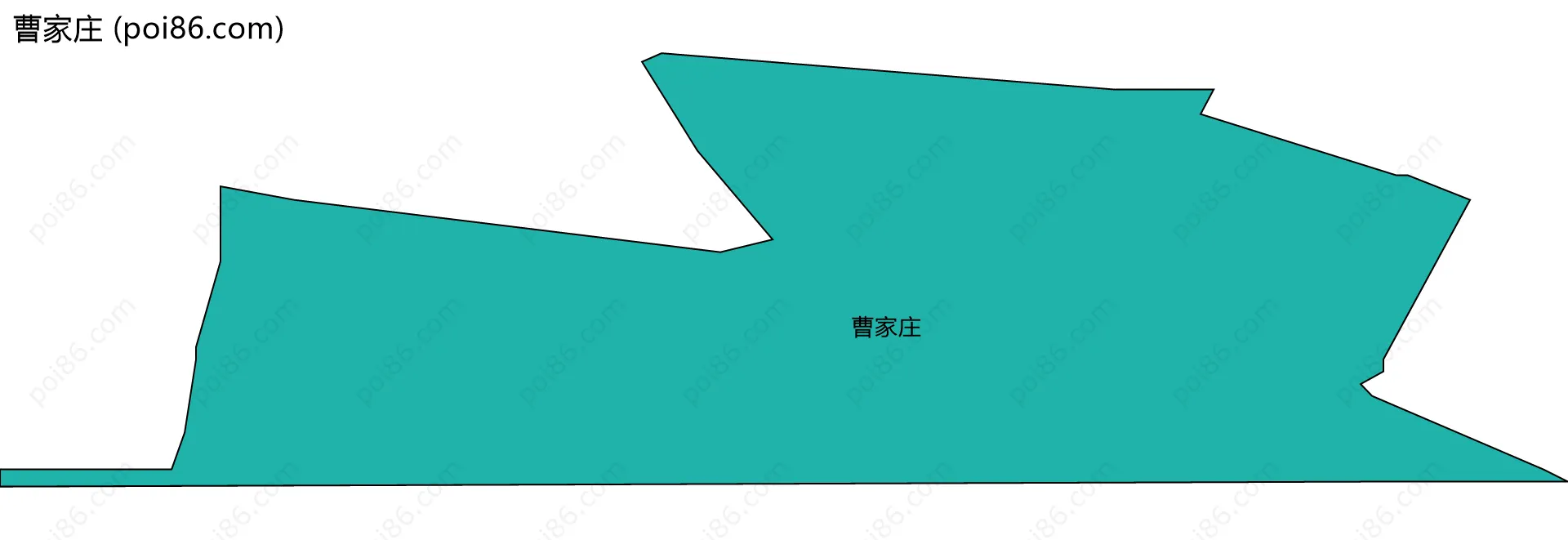 曹家庄边界地图