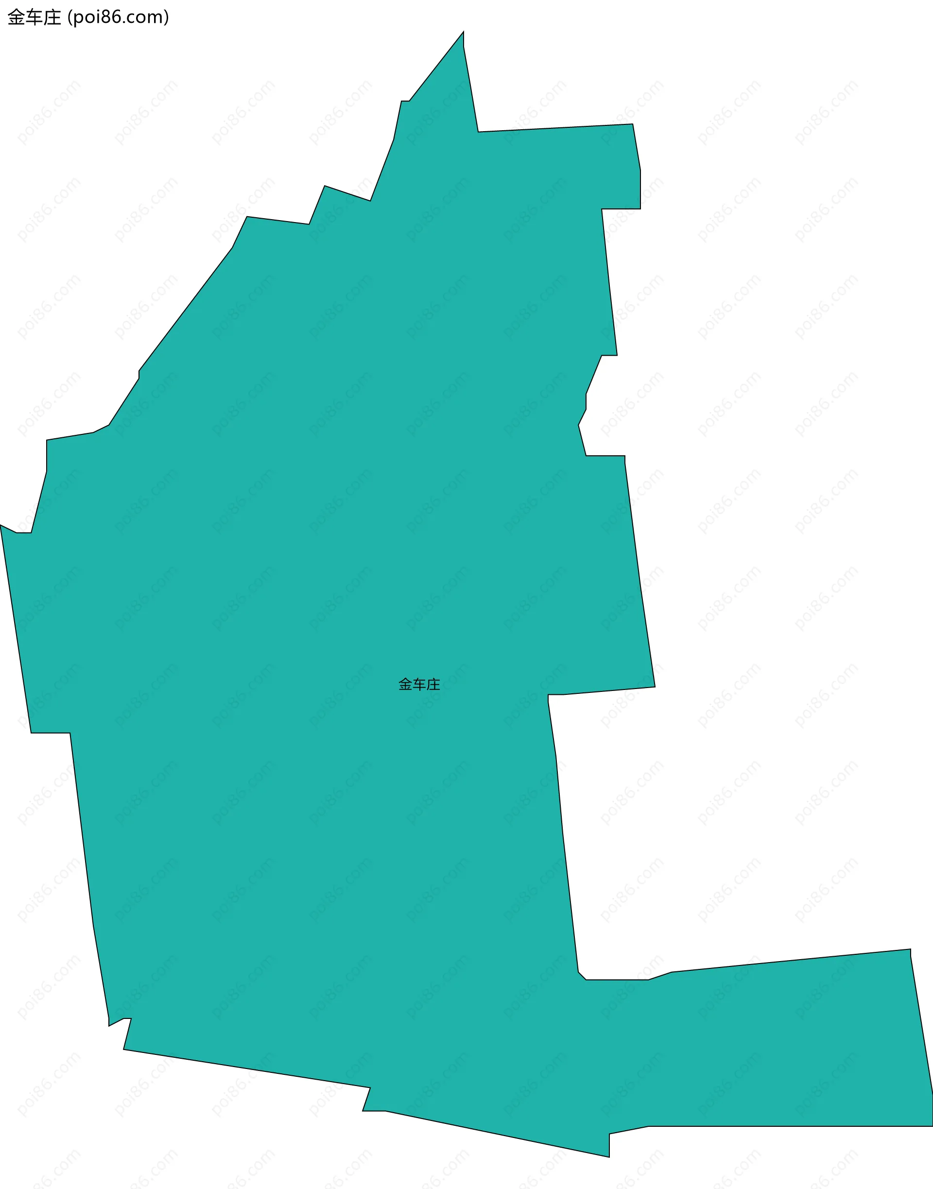金车庄边界地图