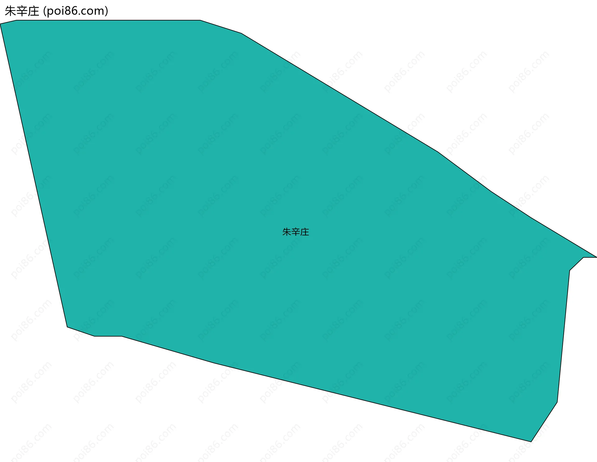 朱辛庄边界地图