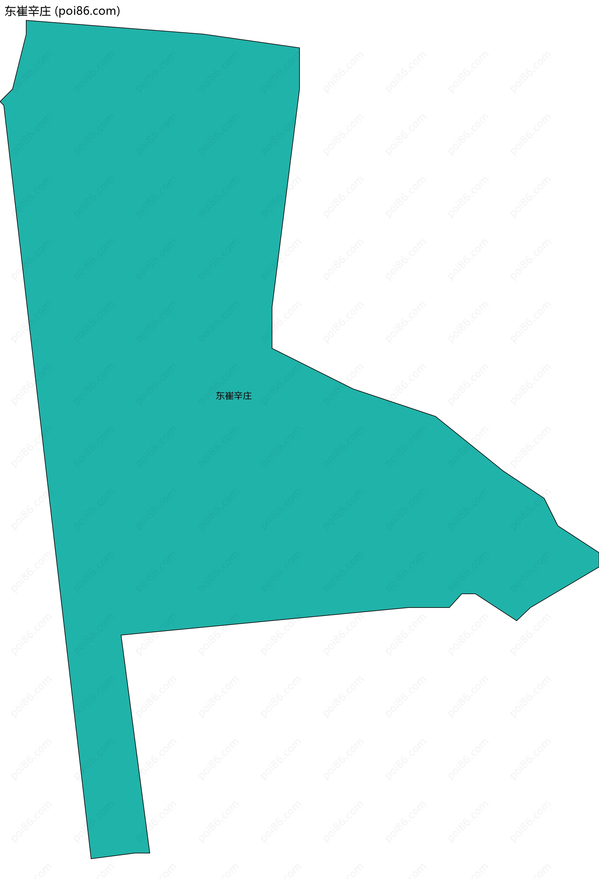 东崔辛庄边界地图