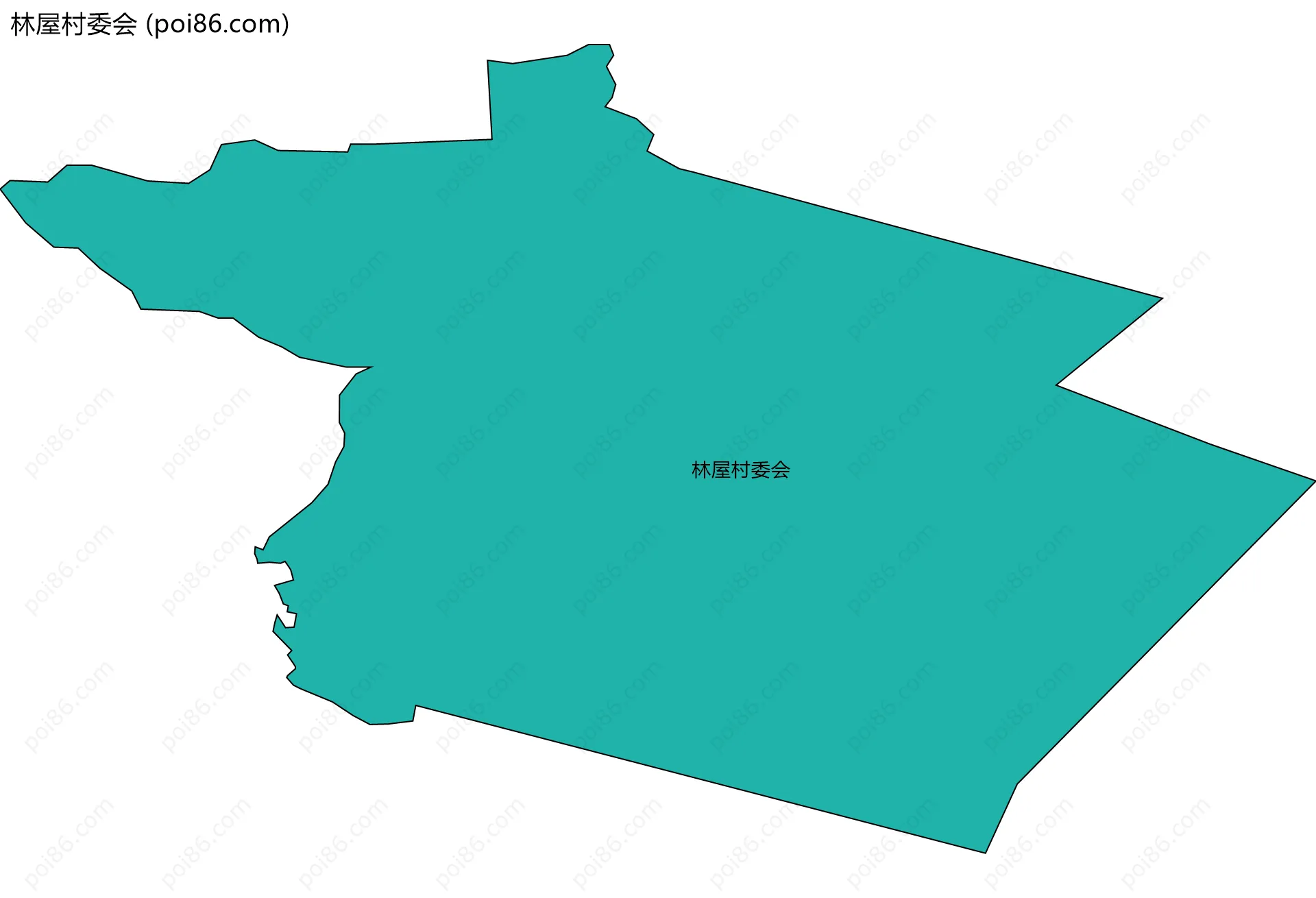 林屋村委会边界地图