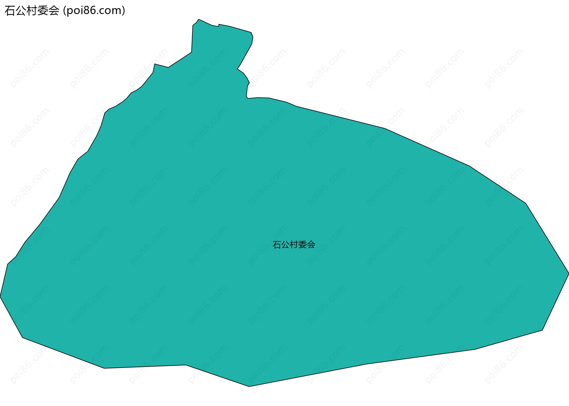 石公村委会边界地图