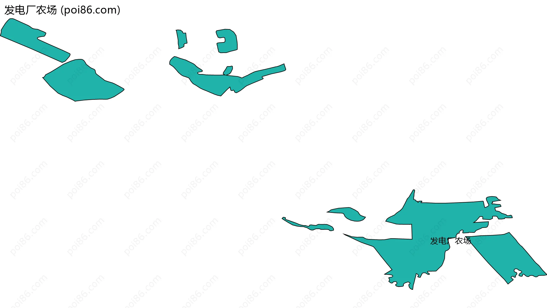 发电厂农场边界地图