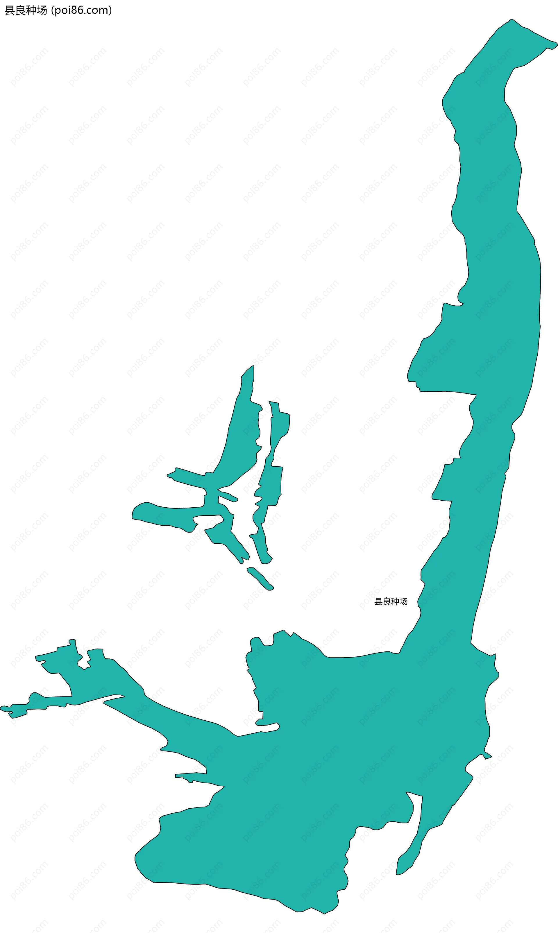县良种场边界地图