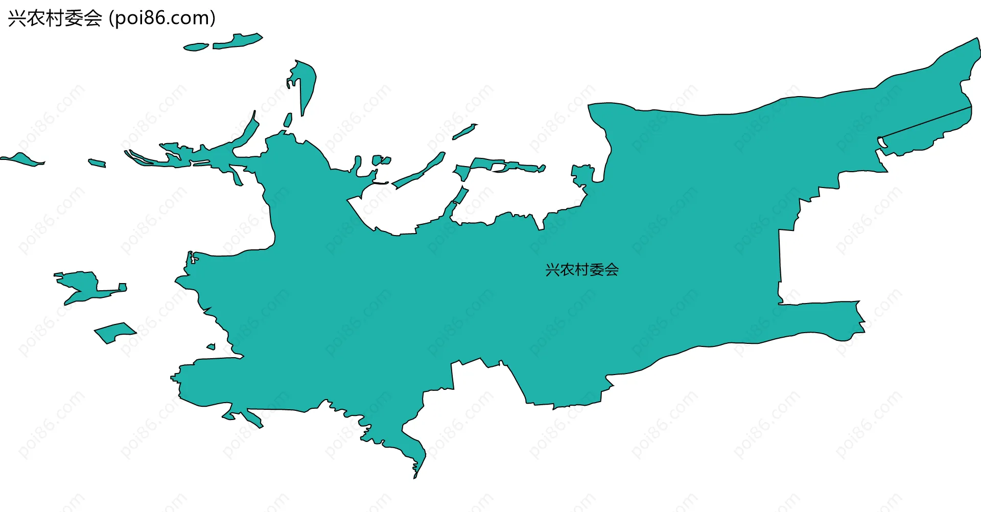 兴农村委会边界地图