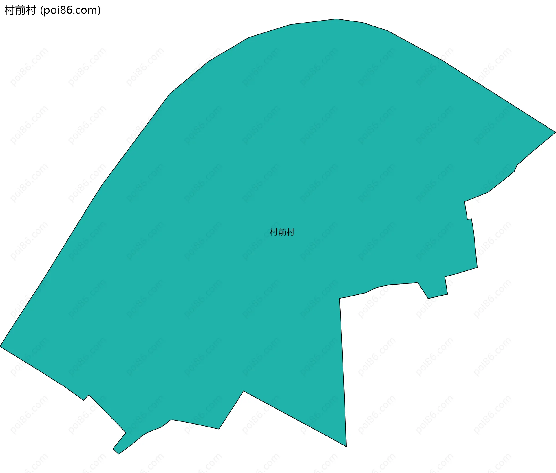 村前村边界地图