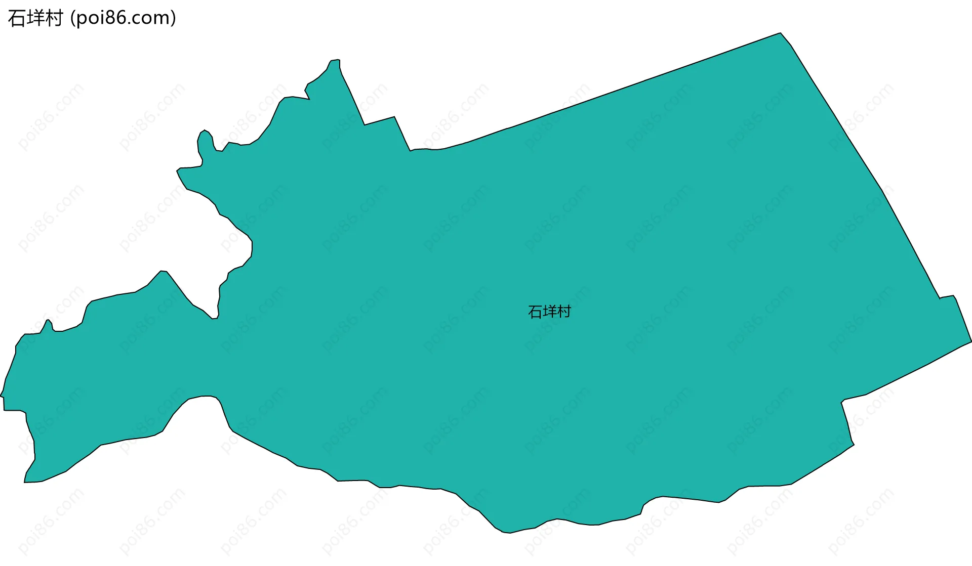 石垟村边界地图