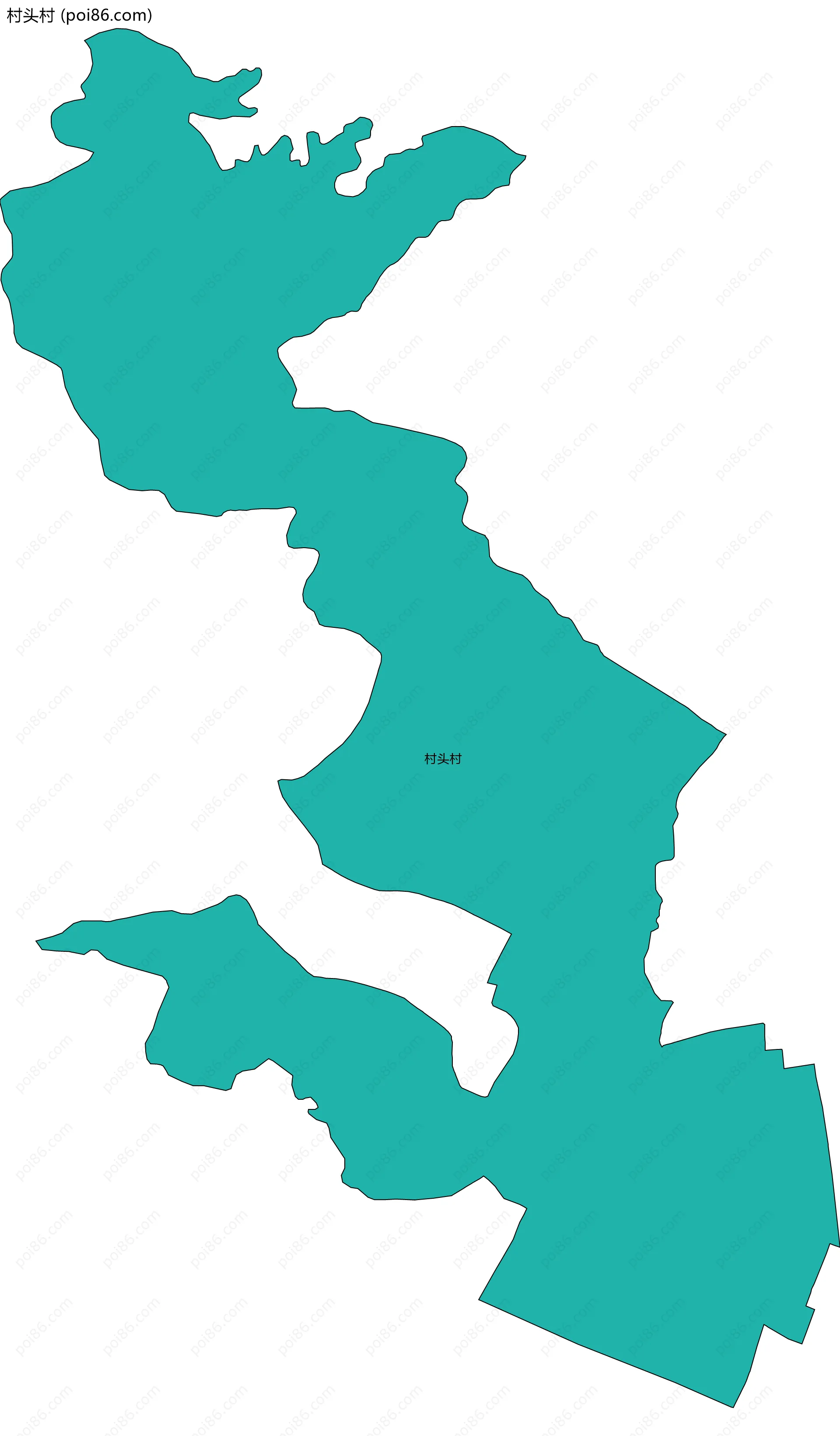 村头村边界地图