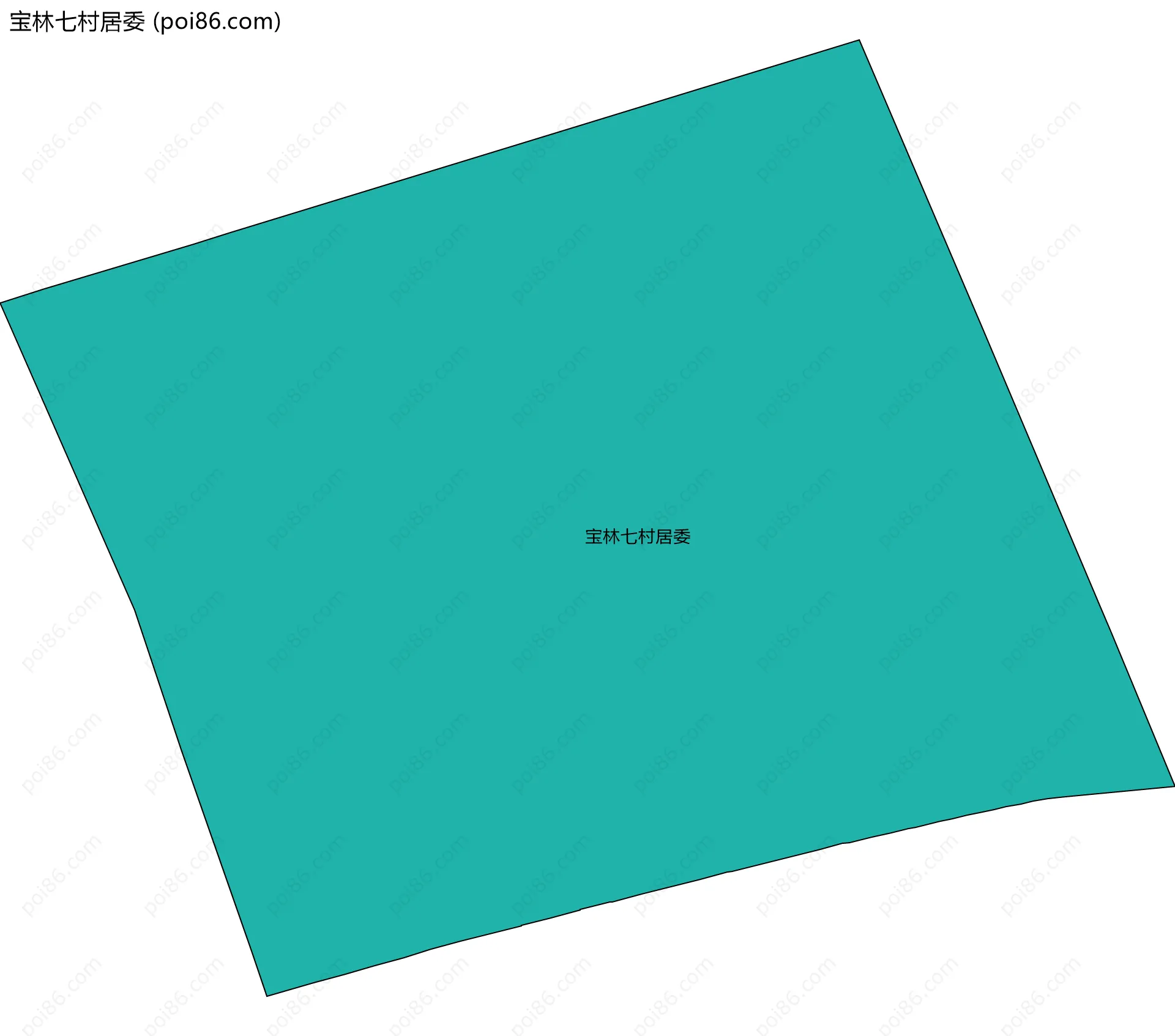 宝林七村居委边界地图