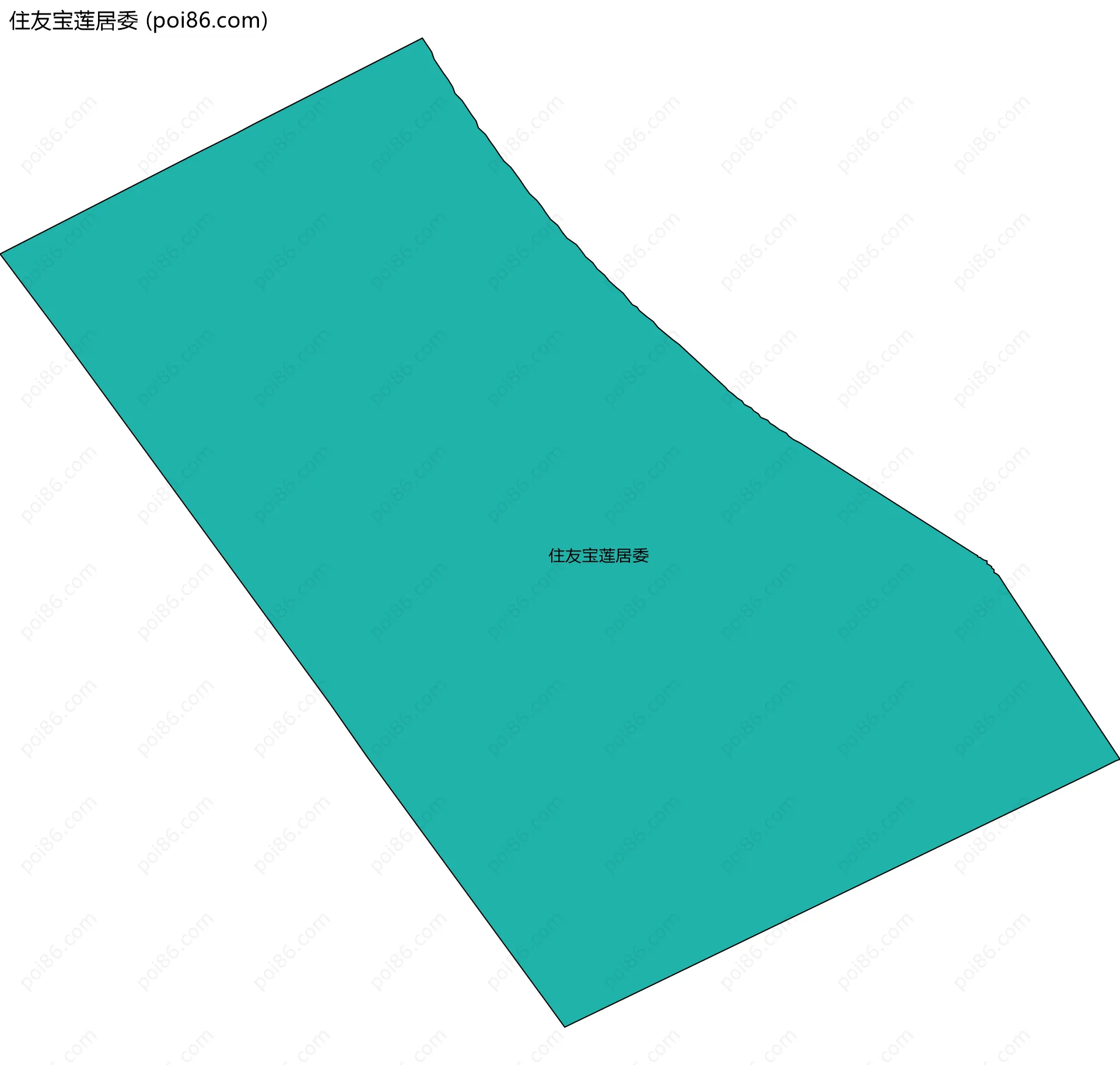 住友宝莲居委边界地图