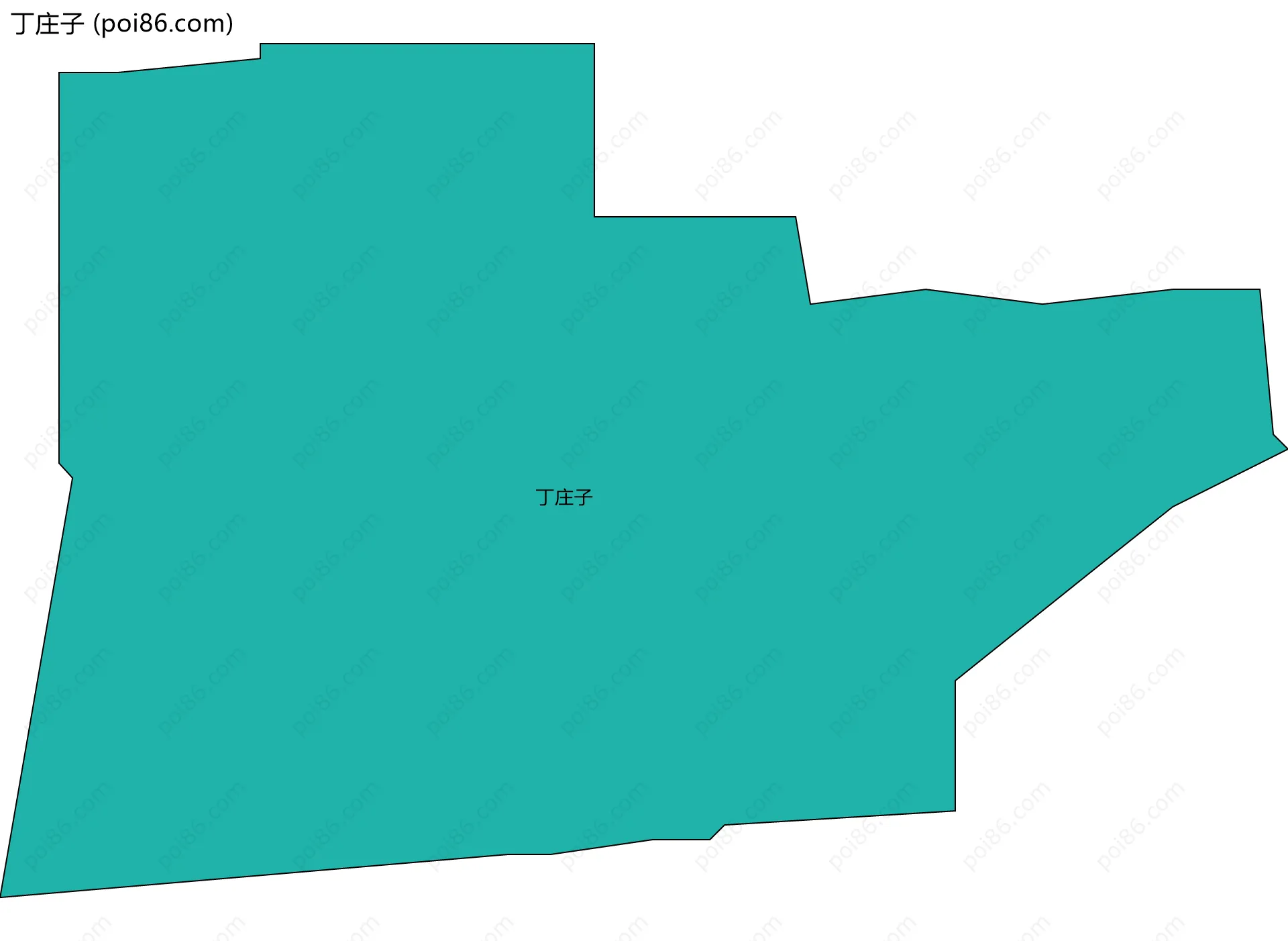 丁庄子边界地图