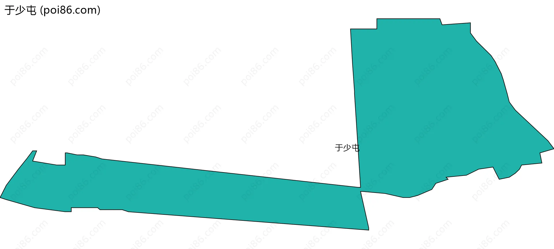 于少屯边界地图