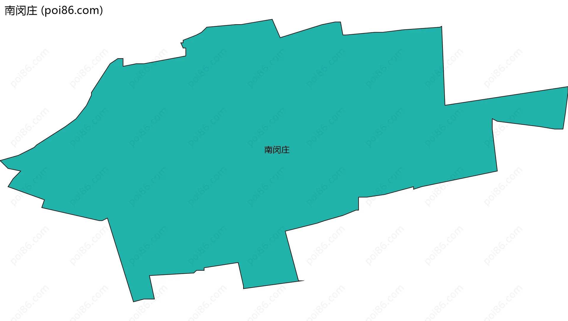 南闵庄边界地图