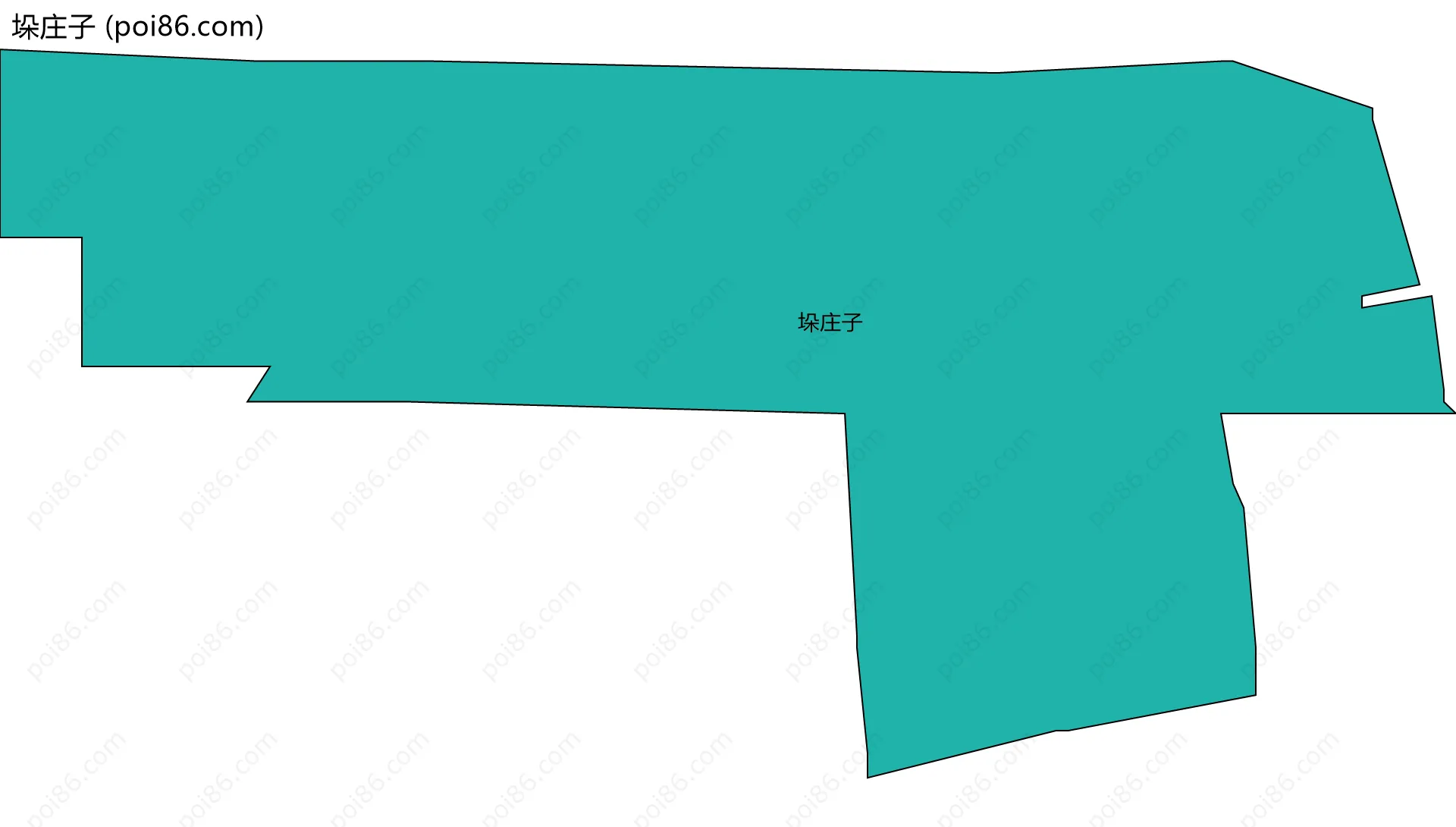 垛庄子边界地图