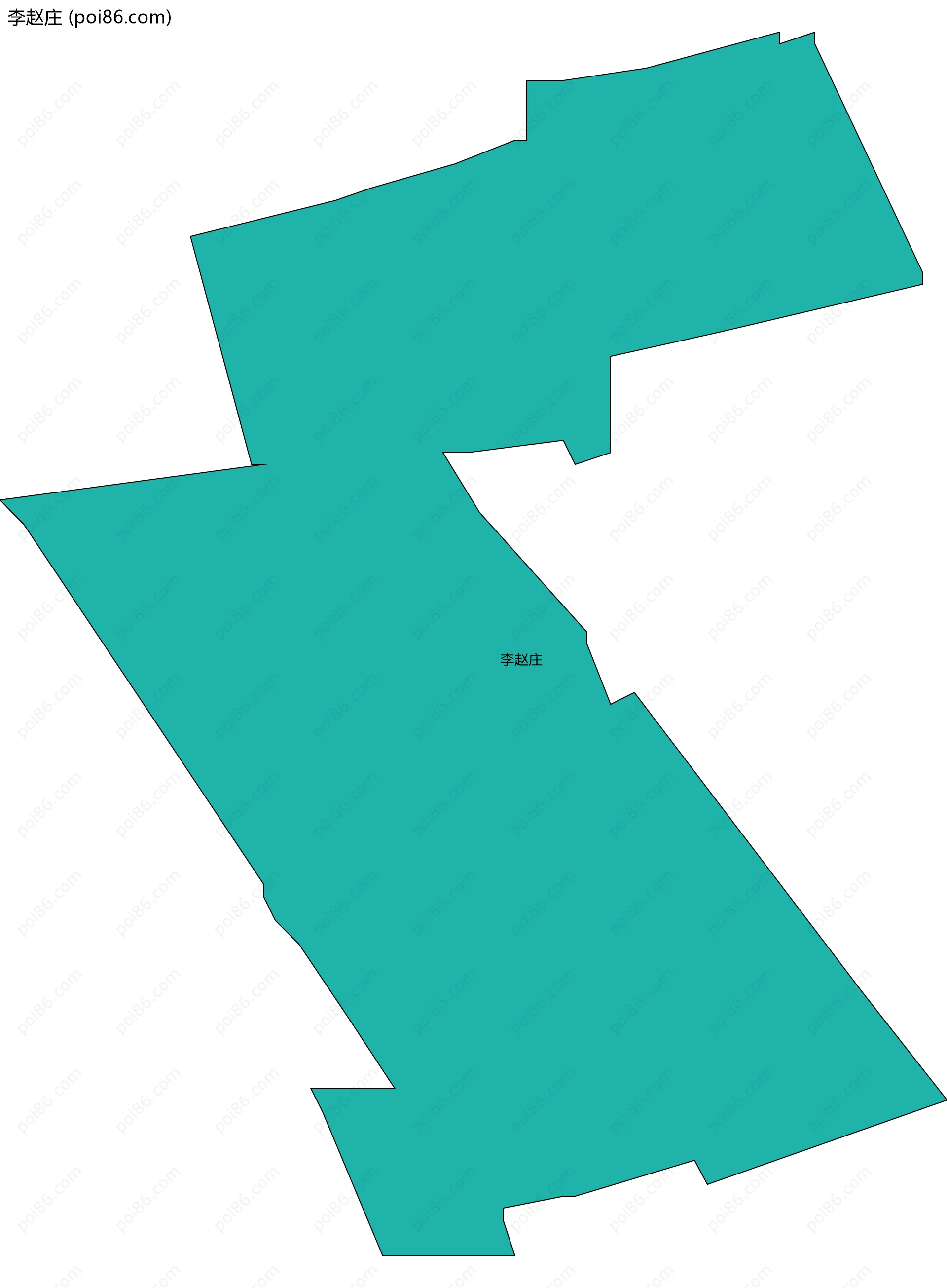 李赵庄边界地图