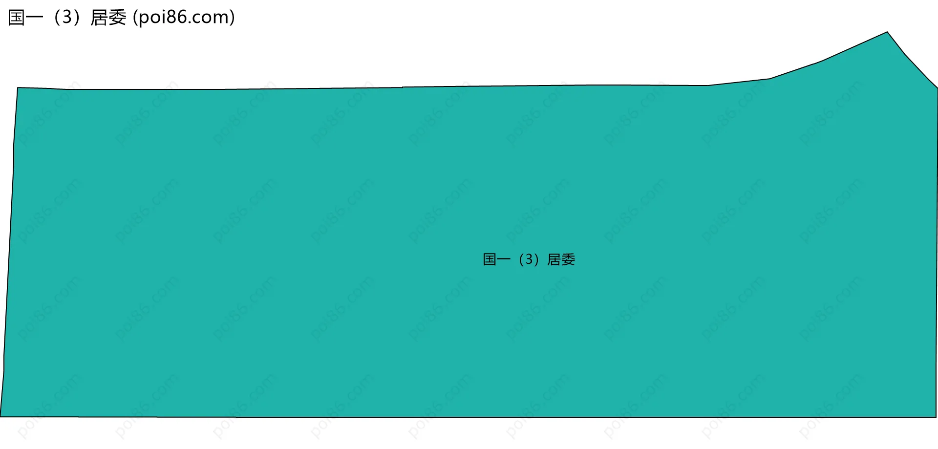 国一（3）居委边界地图