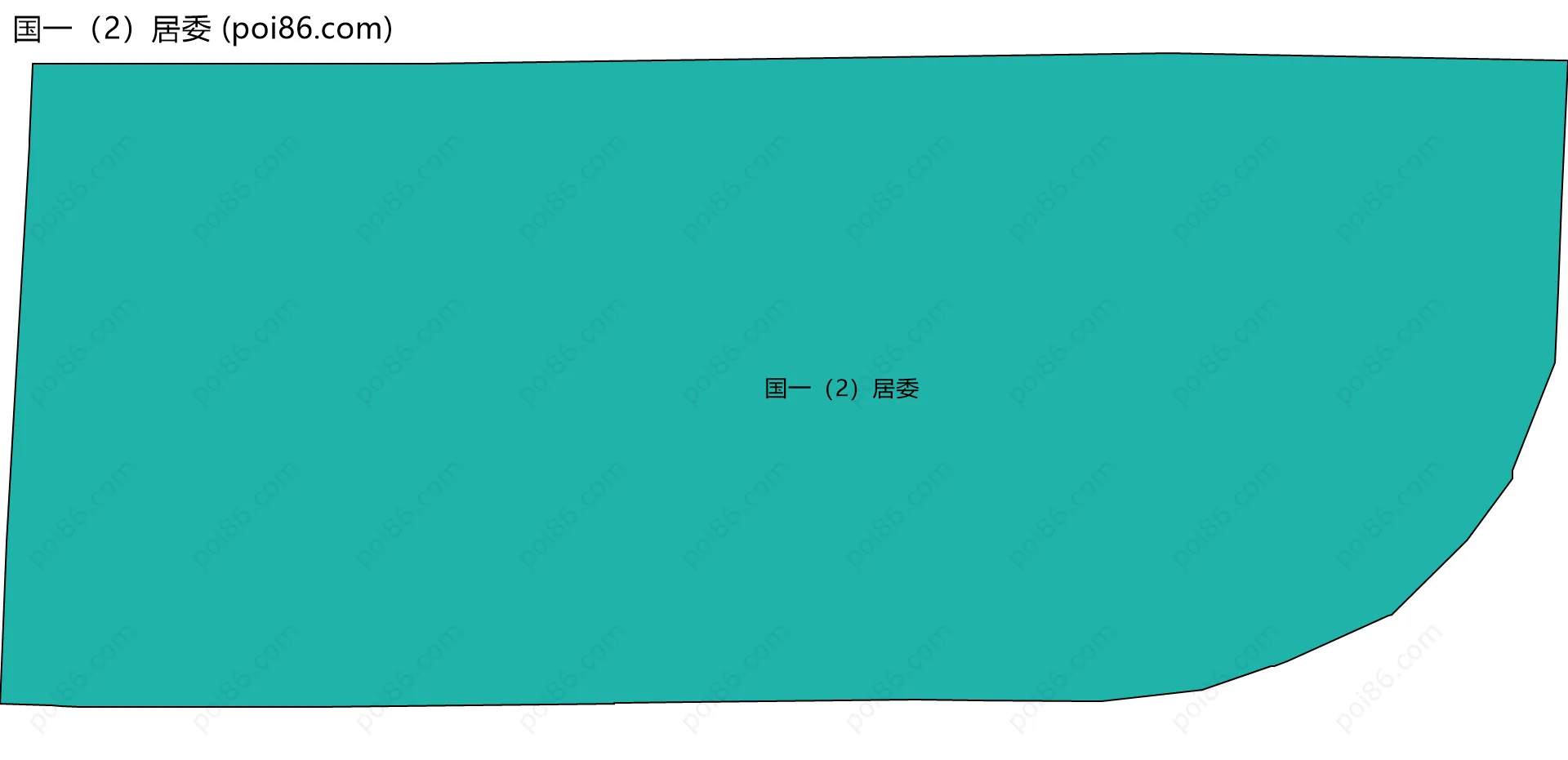 国一（2）居委边界地图