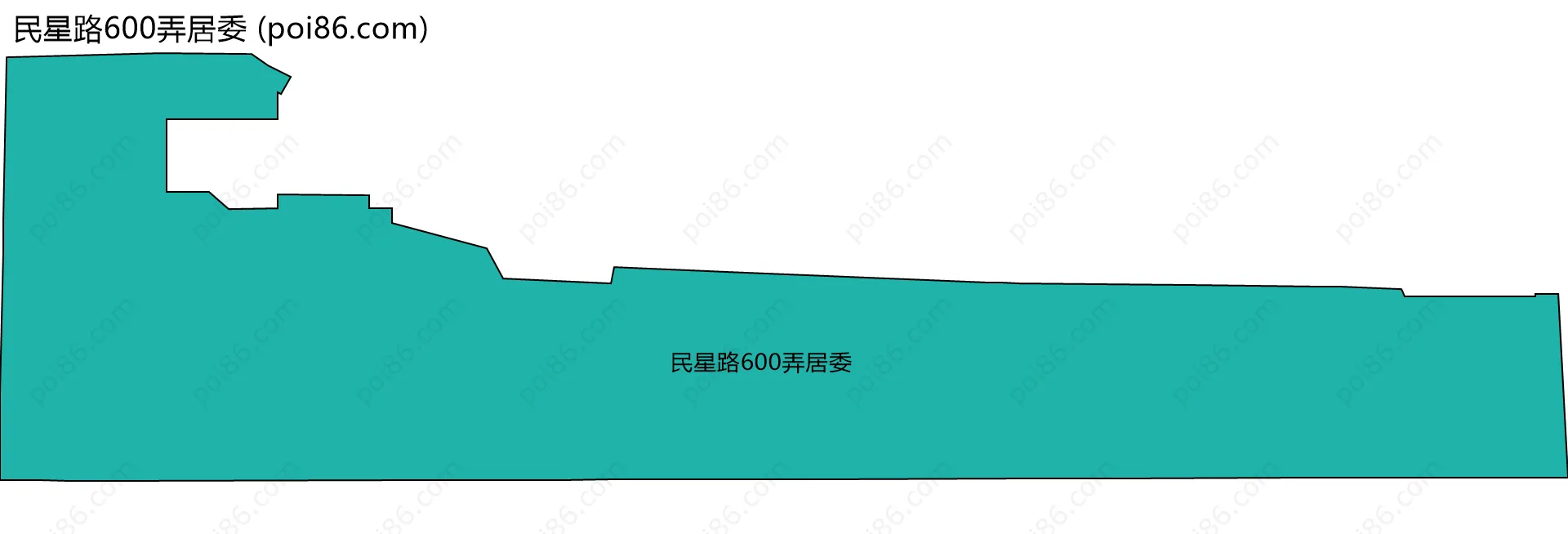 民星路600弄居委边界地图