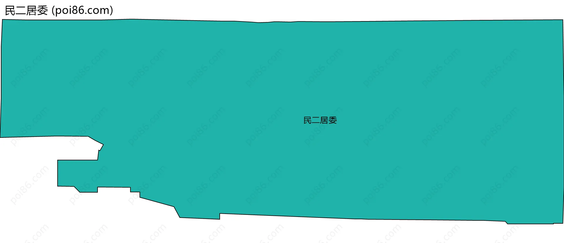 民二居委边界地图