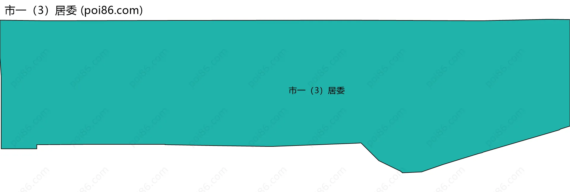 市一（3）居委边界地图