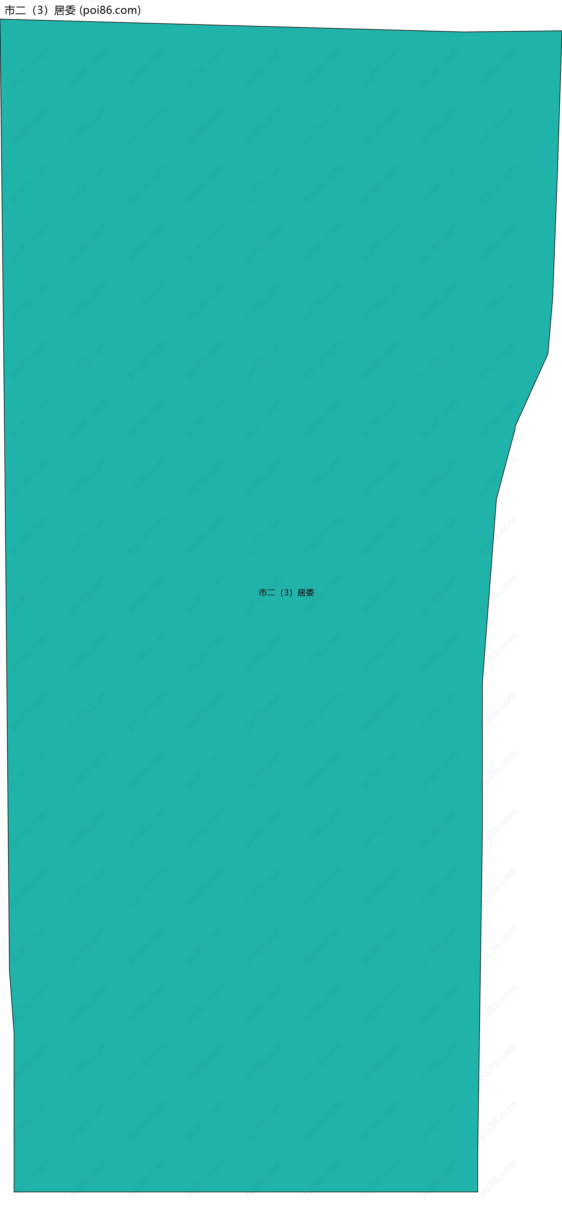 市二（3）居委边界地图