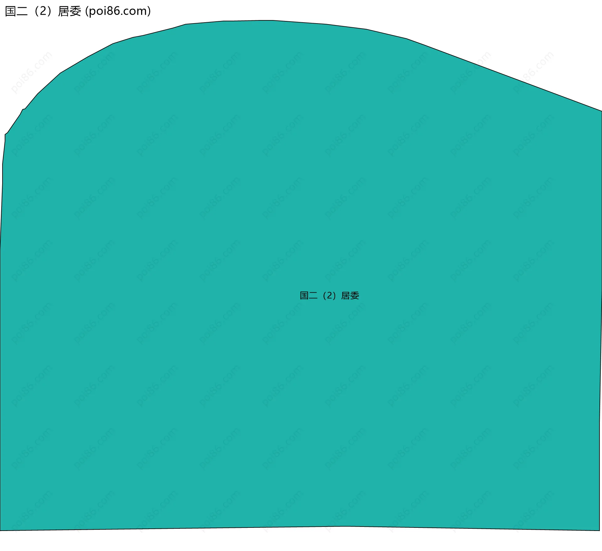 国二（2）居委边界地图