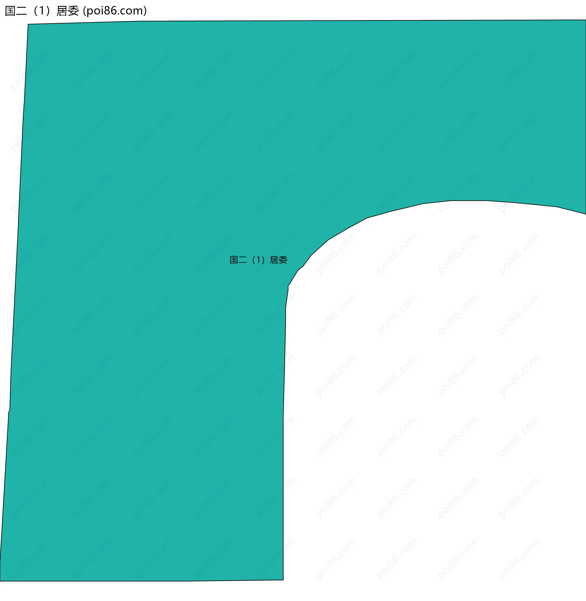 国二（1）居委边界地图