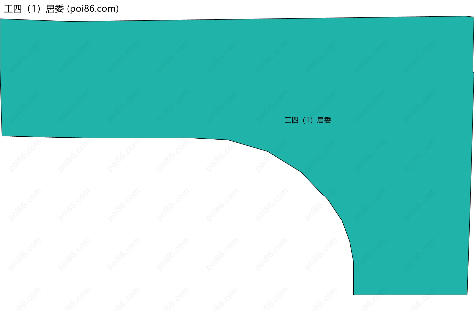 工四（1）居委边界地图