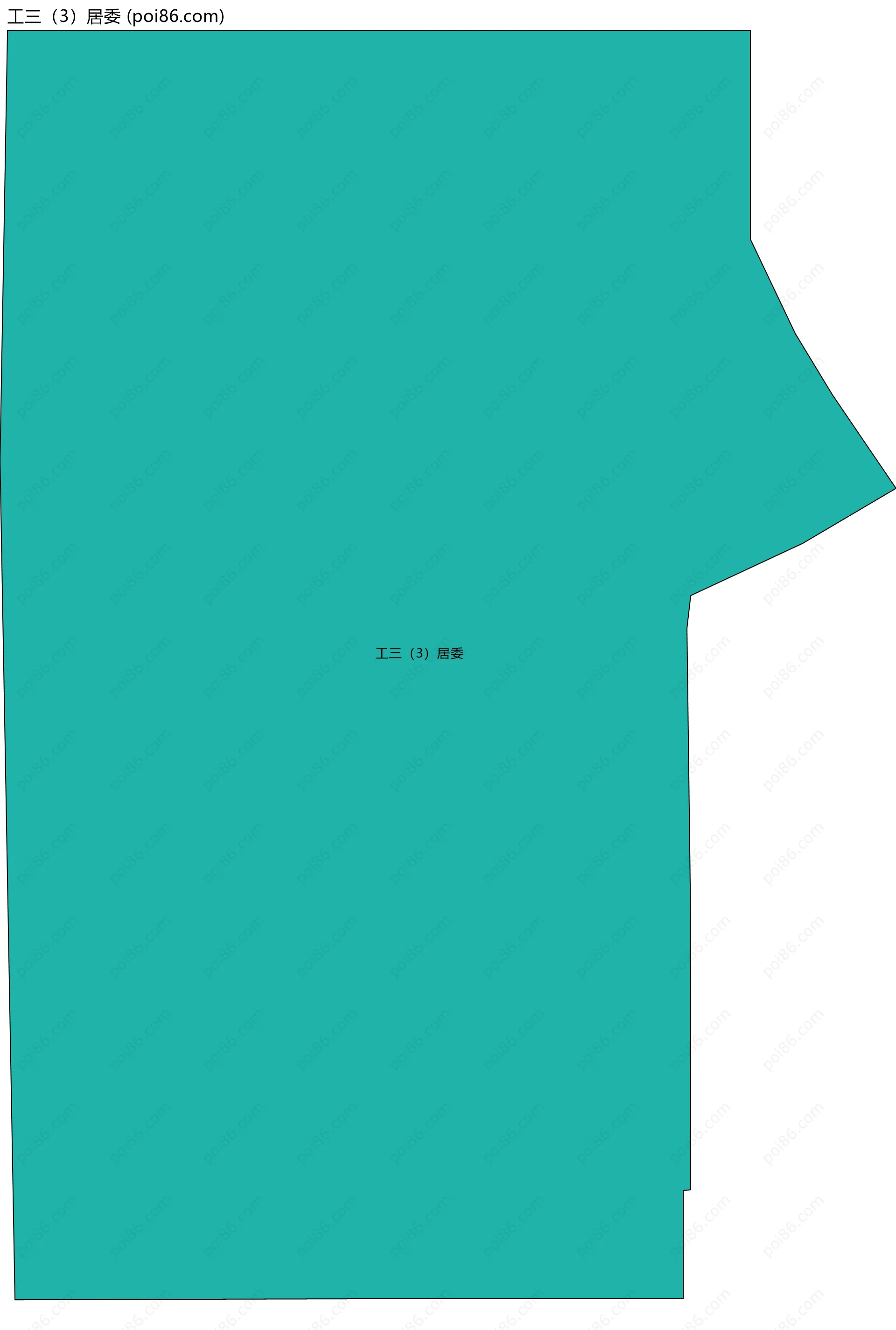 工三（3）居委边界地图