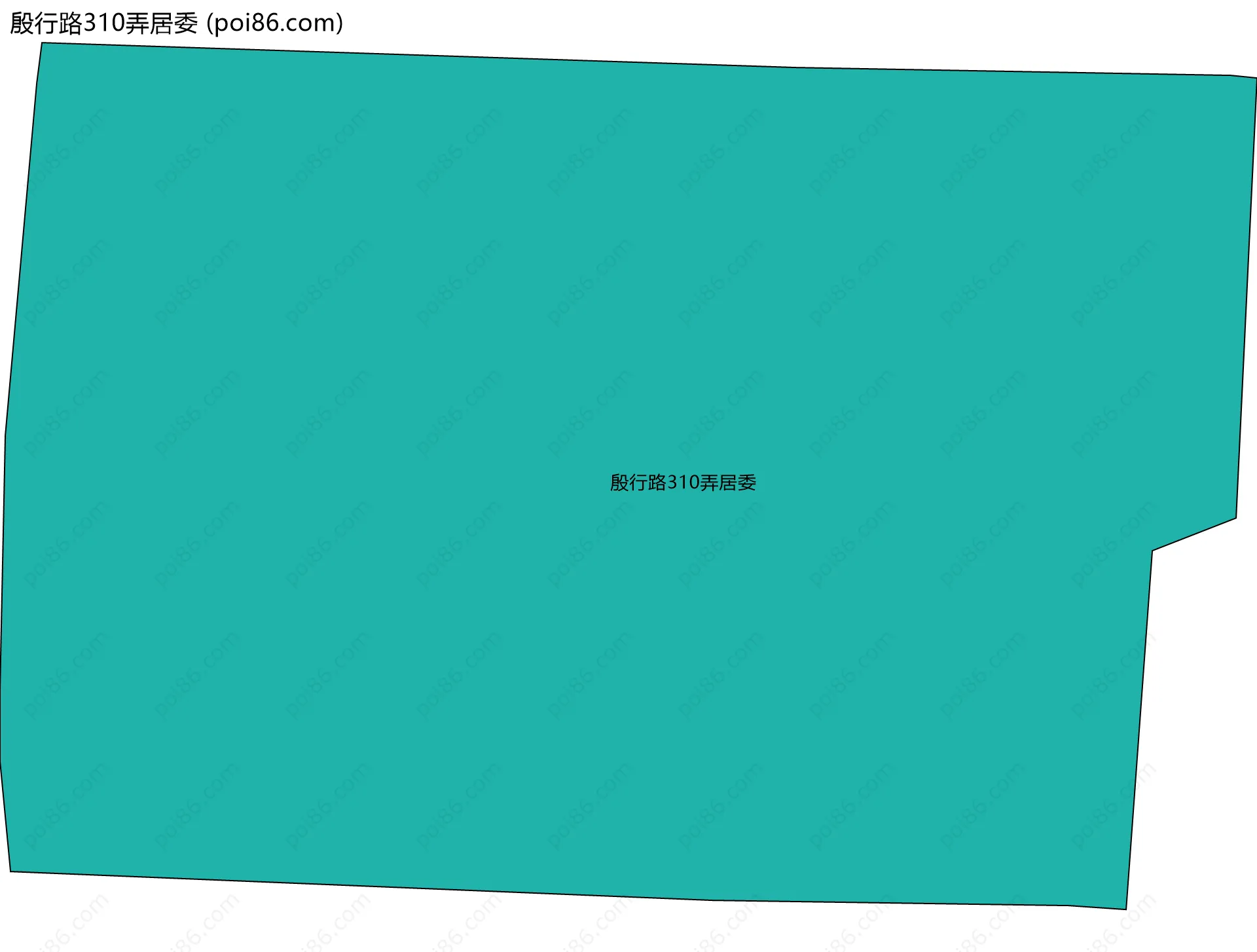 殷行路310弄居委边界地图