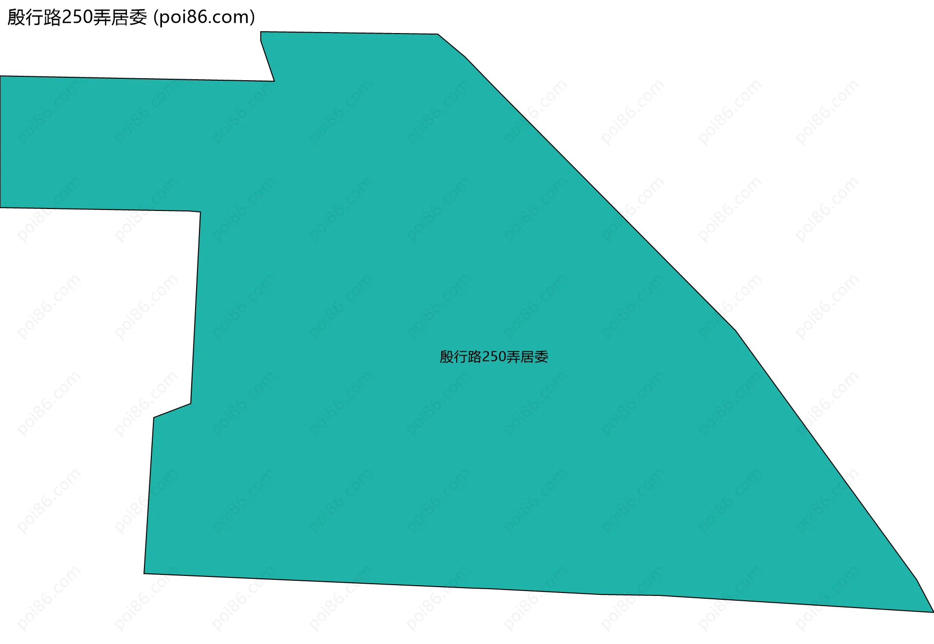 殷行路250弄居委边界地图