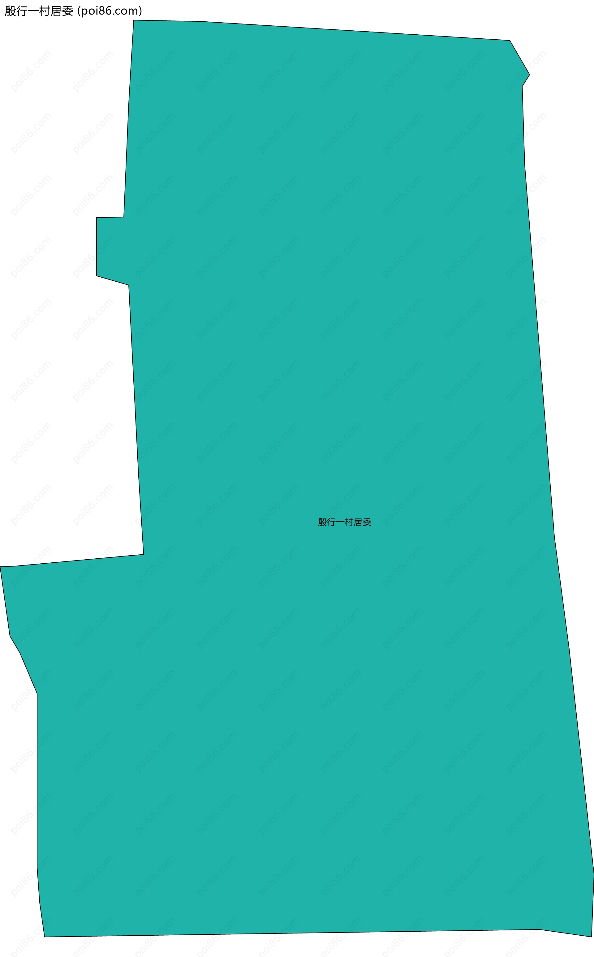 殷行一村居委边界地图