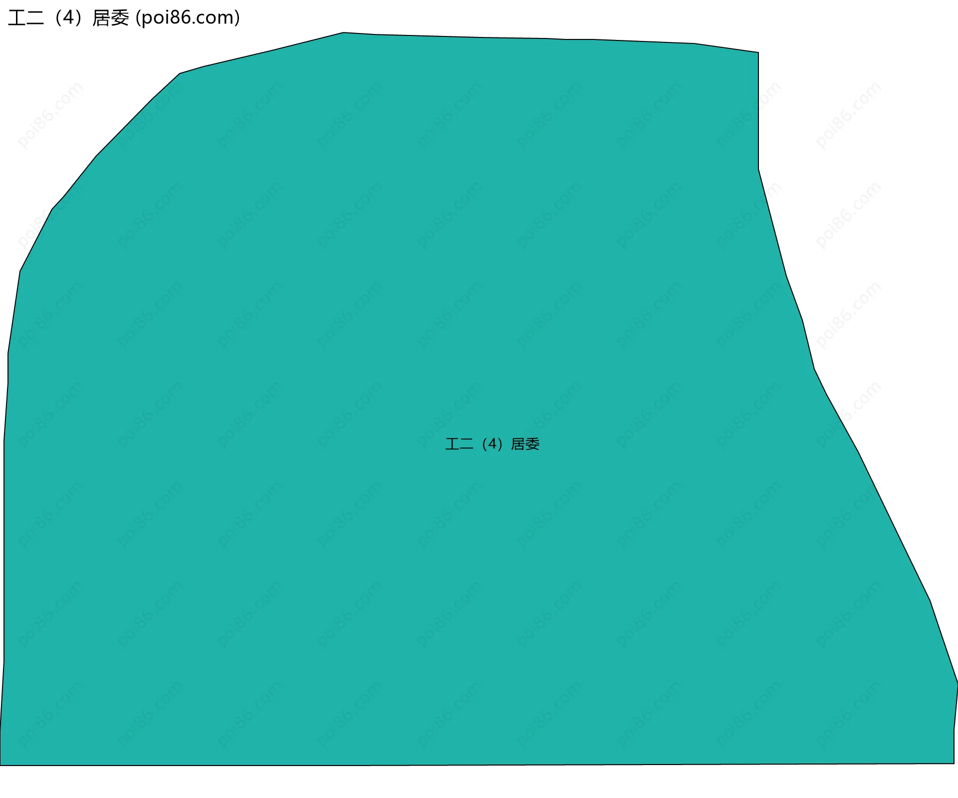 工二（4）居委边界地图