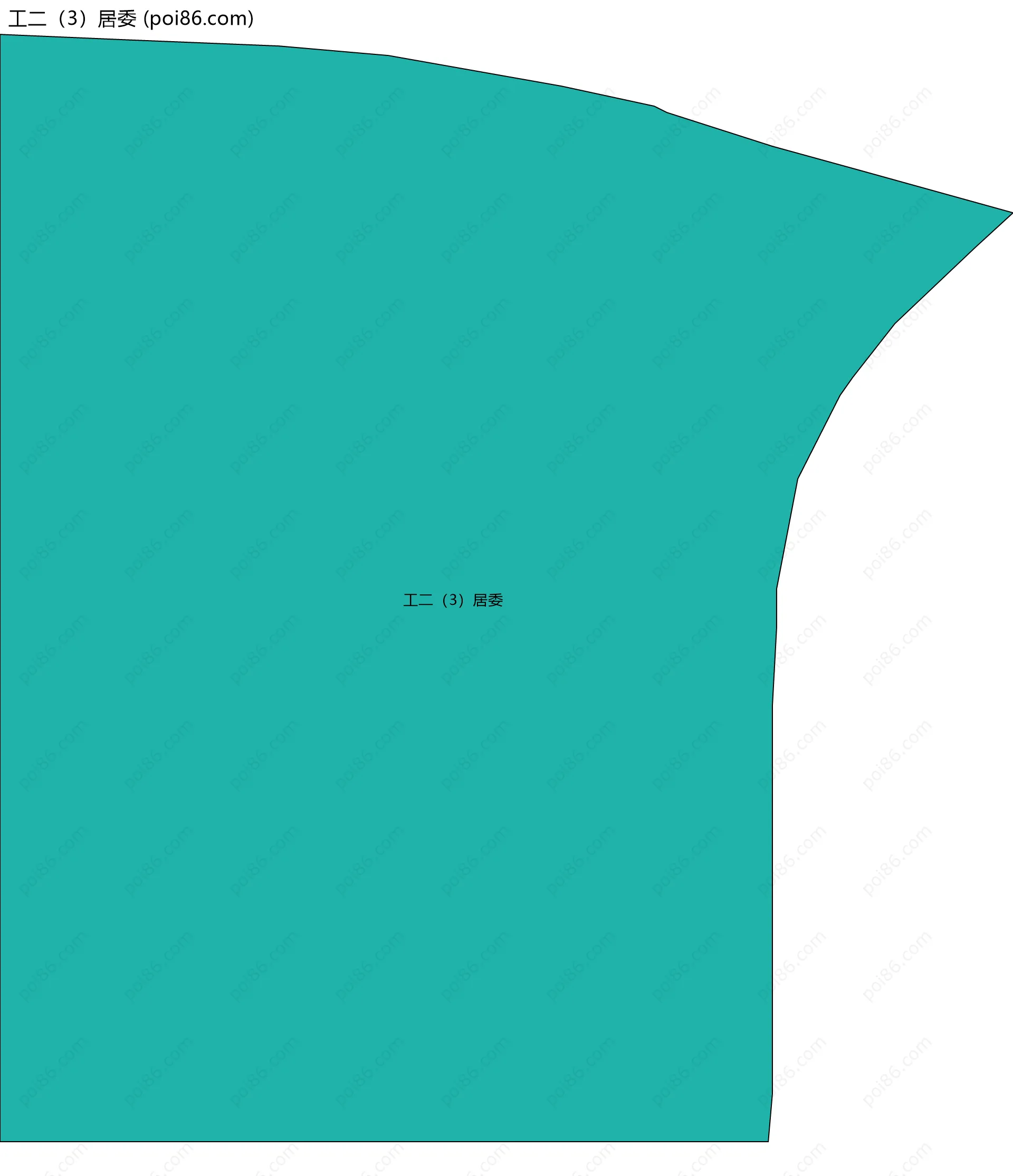 工二（3）居委边界地图