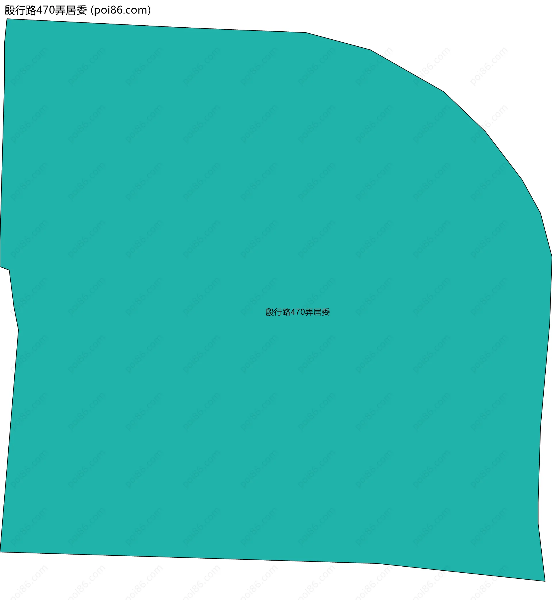 殷行路470弄居委边界地图