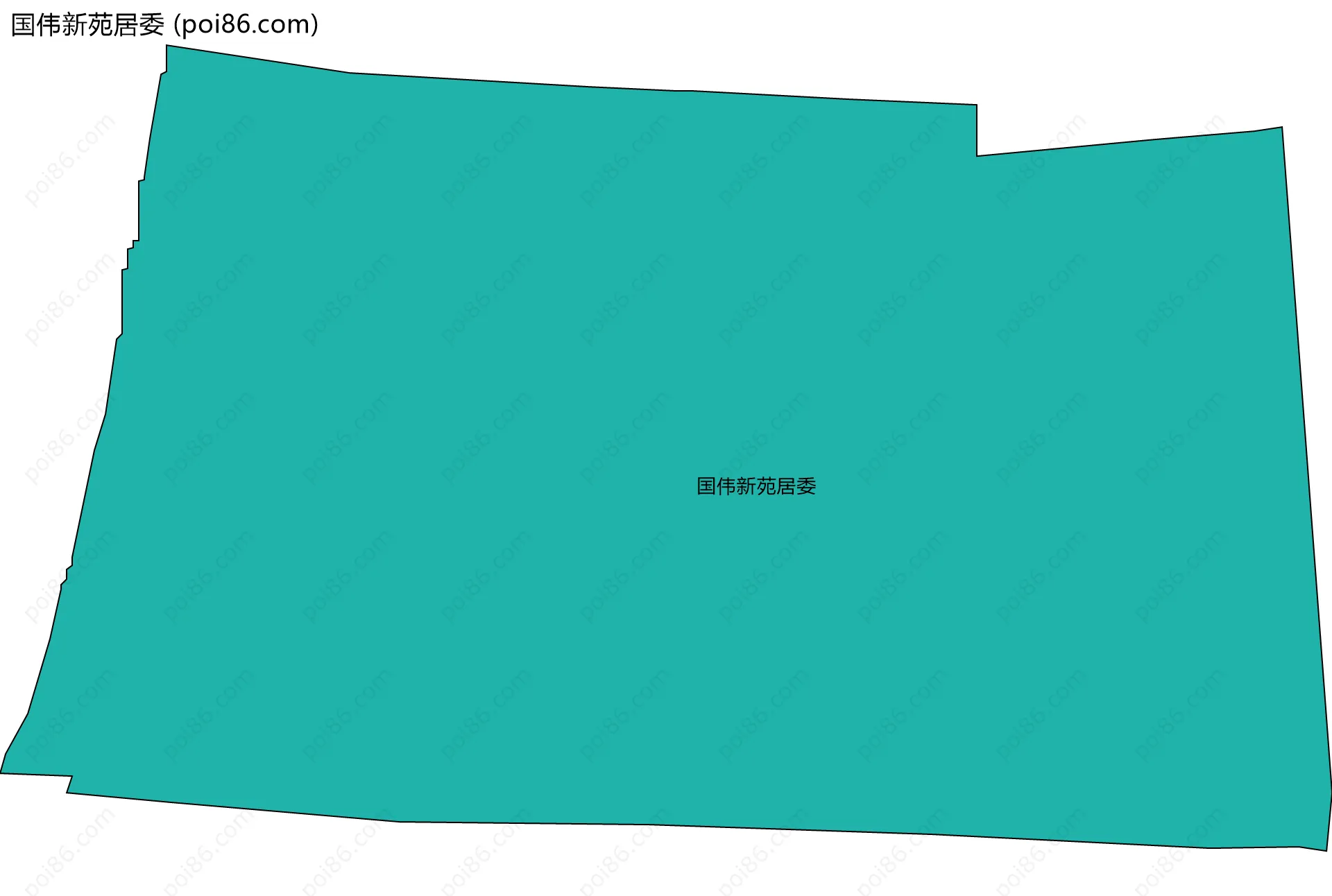 国伟新苑居委边界地图