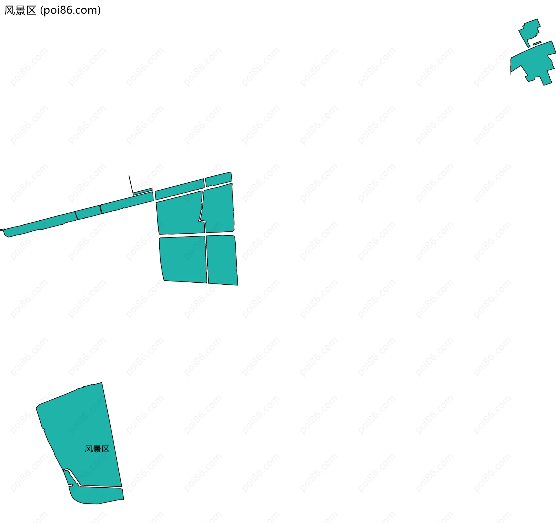 风景区边界地图