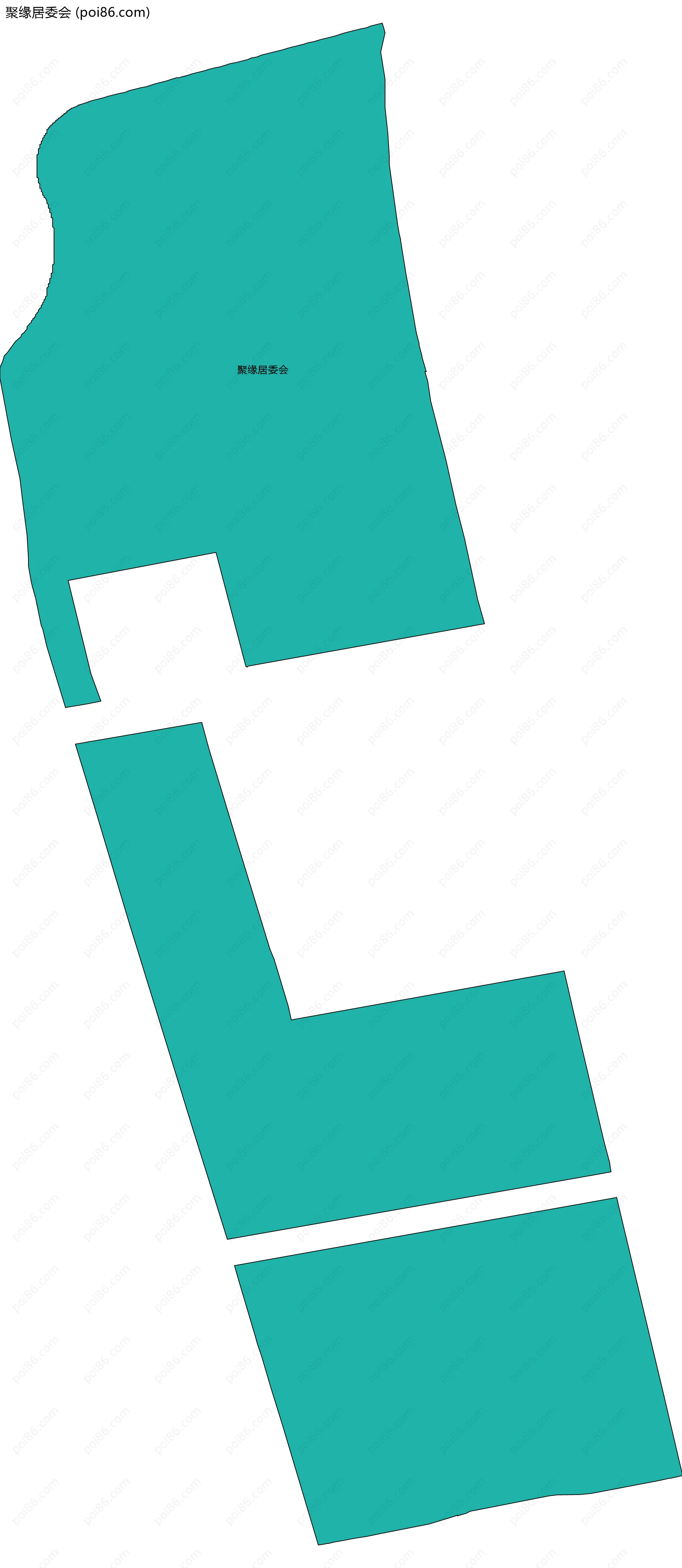 聚缘居委会边界地图