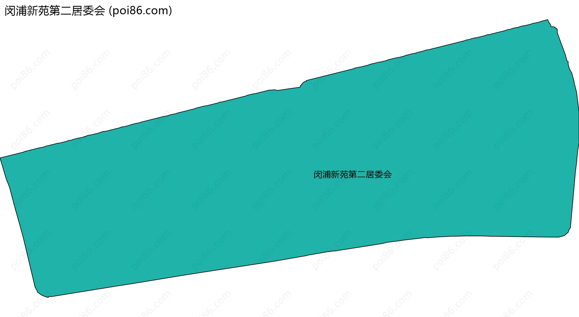 闵浦新苑第二居委会边界地图
